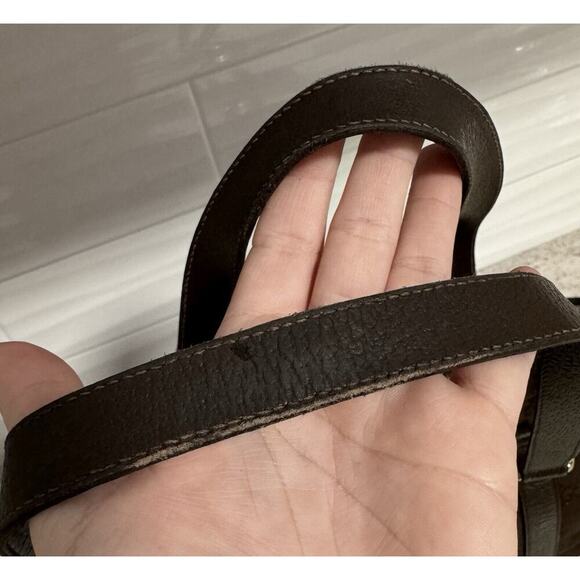 Auth Gucci GG Canvas Brown Abbey Tote Handbag - Picture 7 of 16